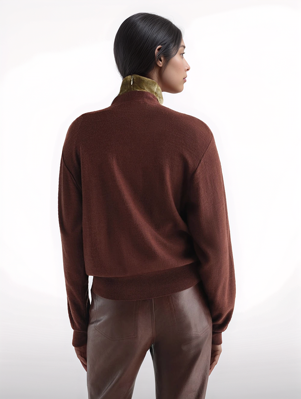 Trompe-l'oeil cardigan