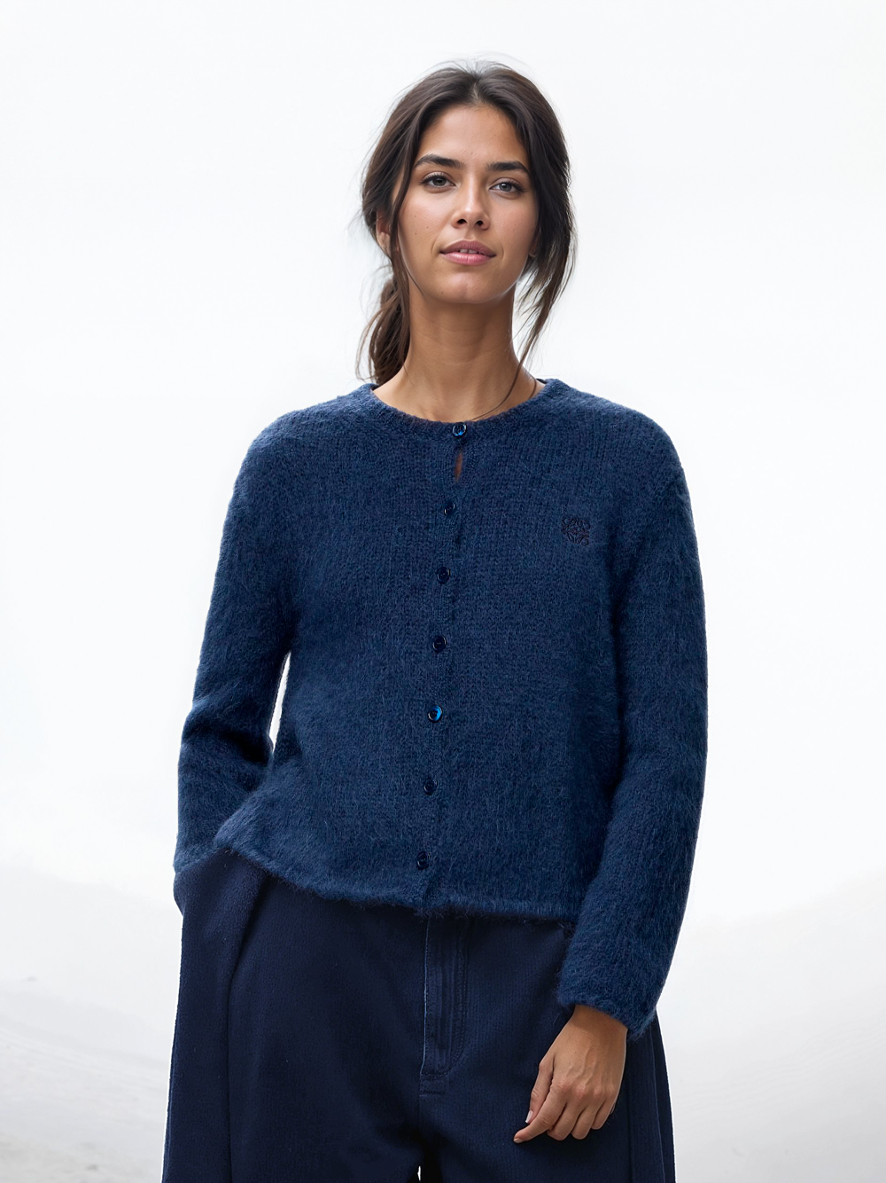 Cárdigan de mezcla de mohair