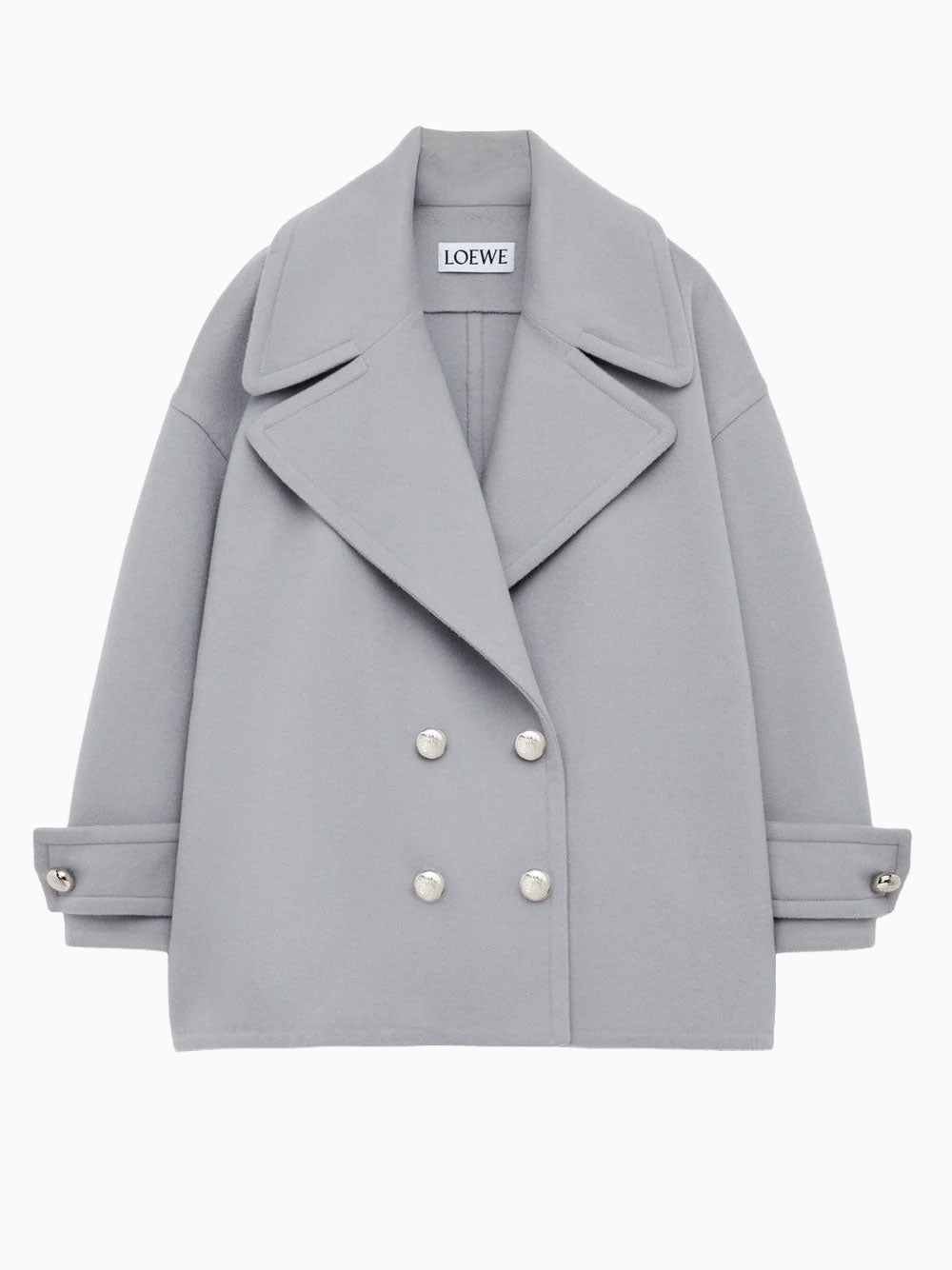 Wool and cashmere peacoat | Loewe | OTTODISANPIETRO Wool and cashmere peacoat | Loewe | OTTODISANPIETRO