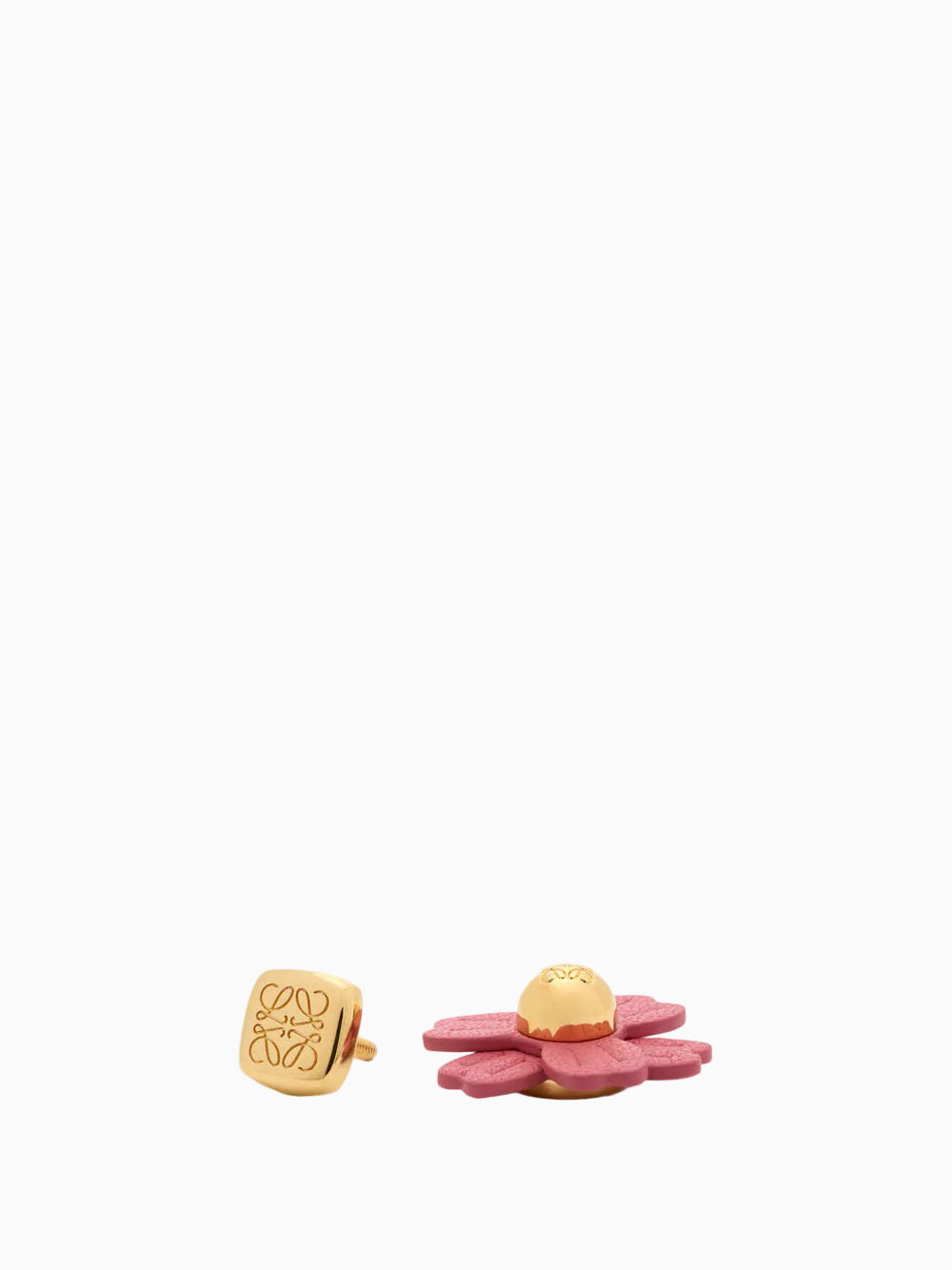 Pink flower pin