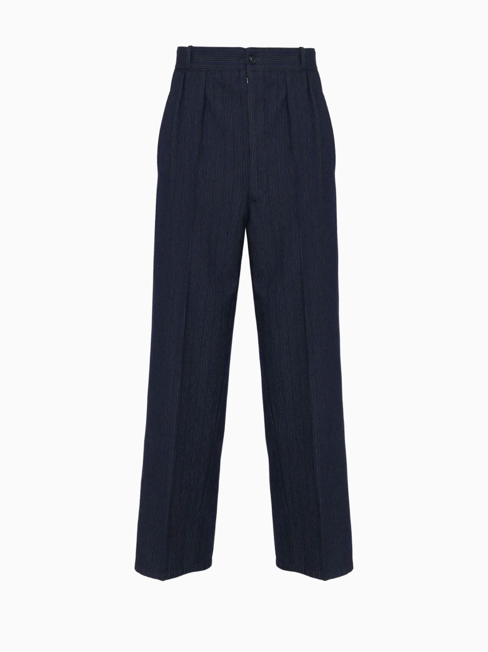 Pinstripe herringbone wool trousers | Miu Miu | OTTODISANPIETRO