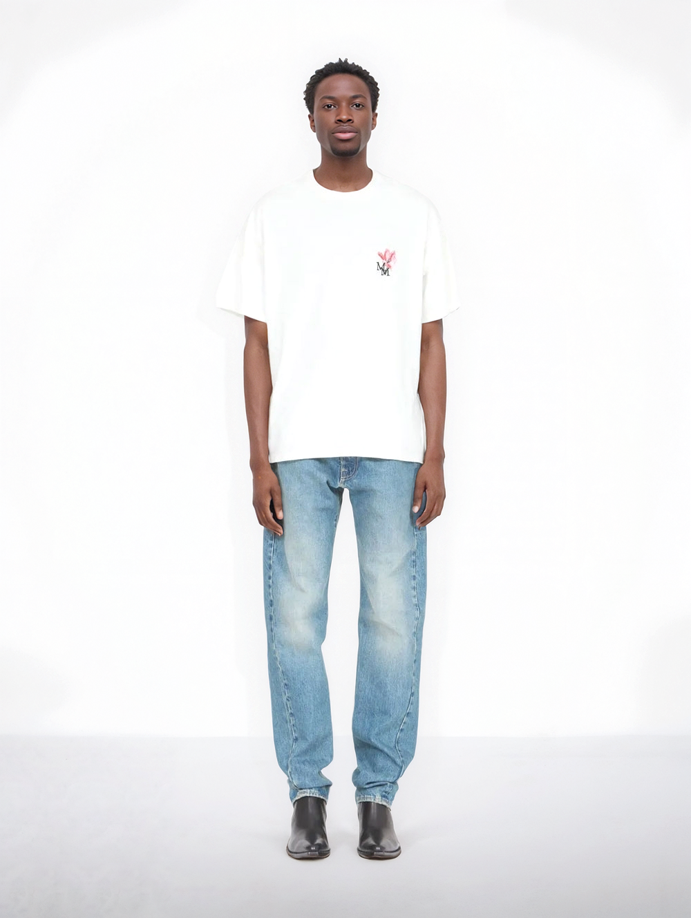Logo embroided T-shirt