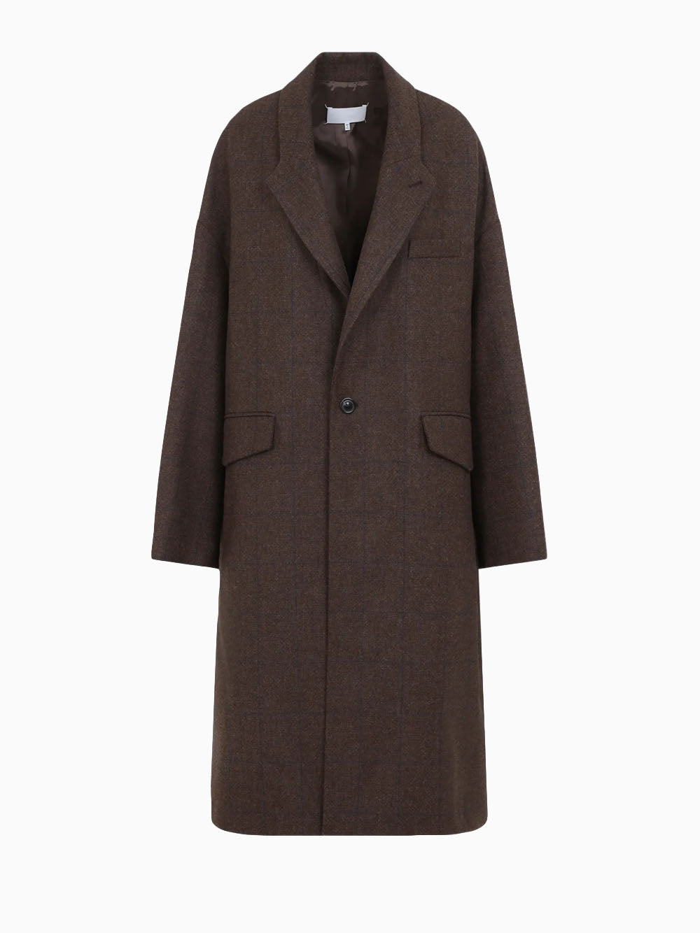 Checked coat