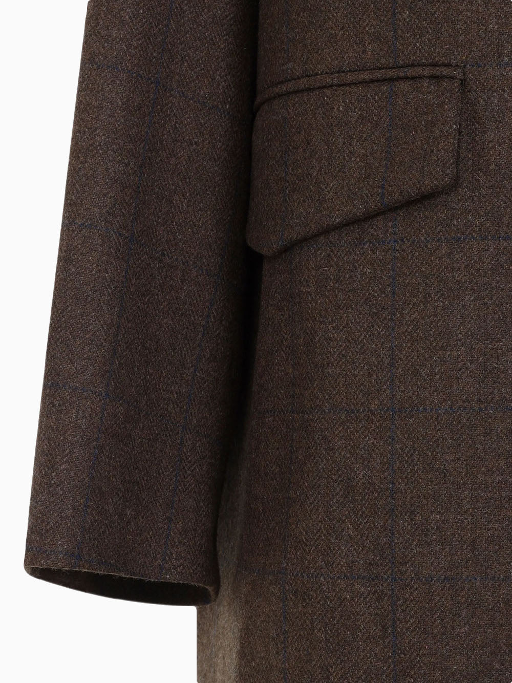 Checked coat