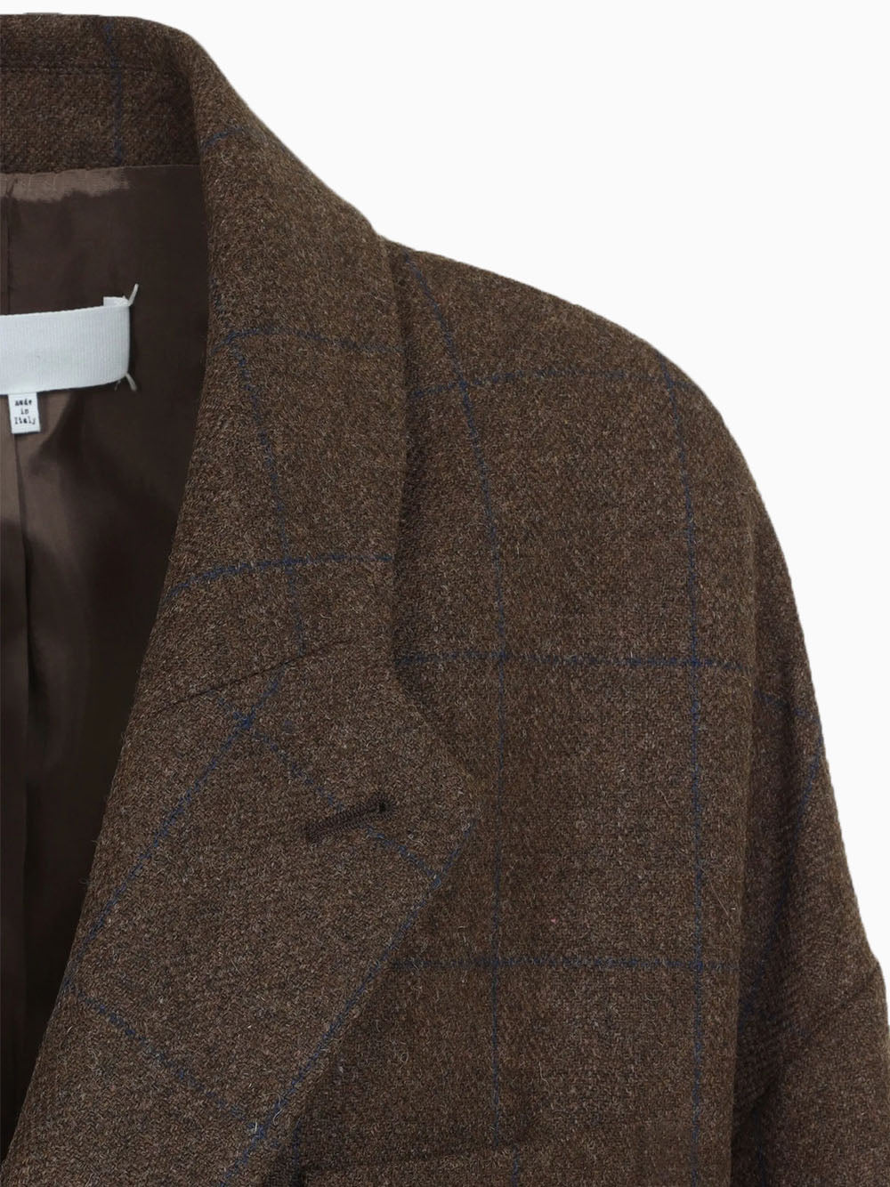 Checked coat