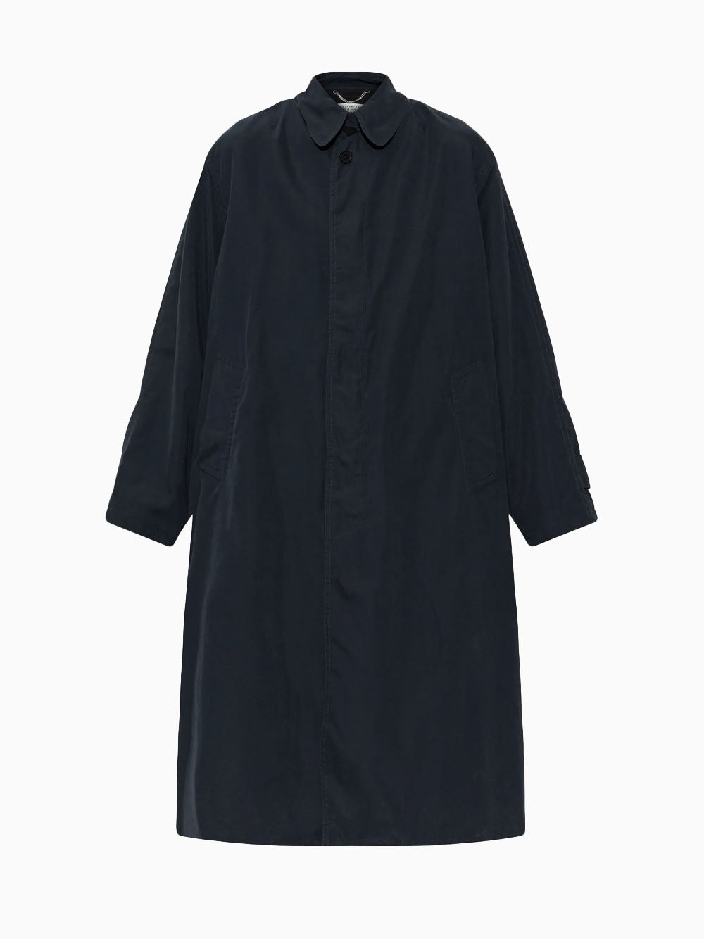 Peach trench coat