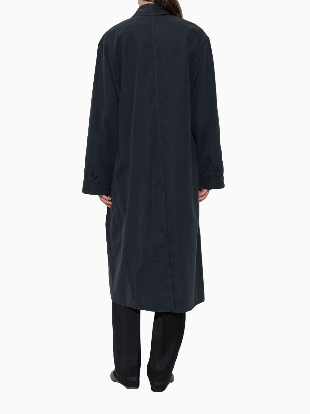 Peach trench coat