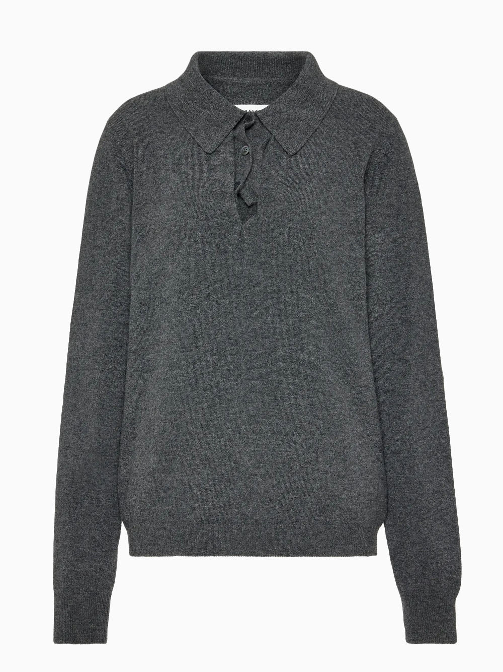 Wool polo shirt