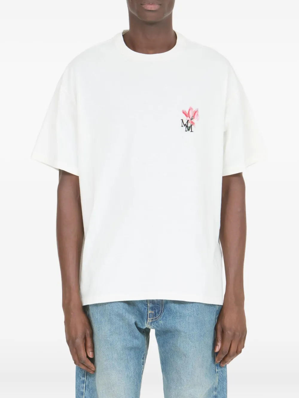 Logo embroided T-shirt
