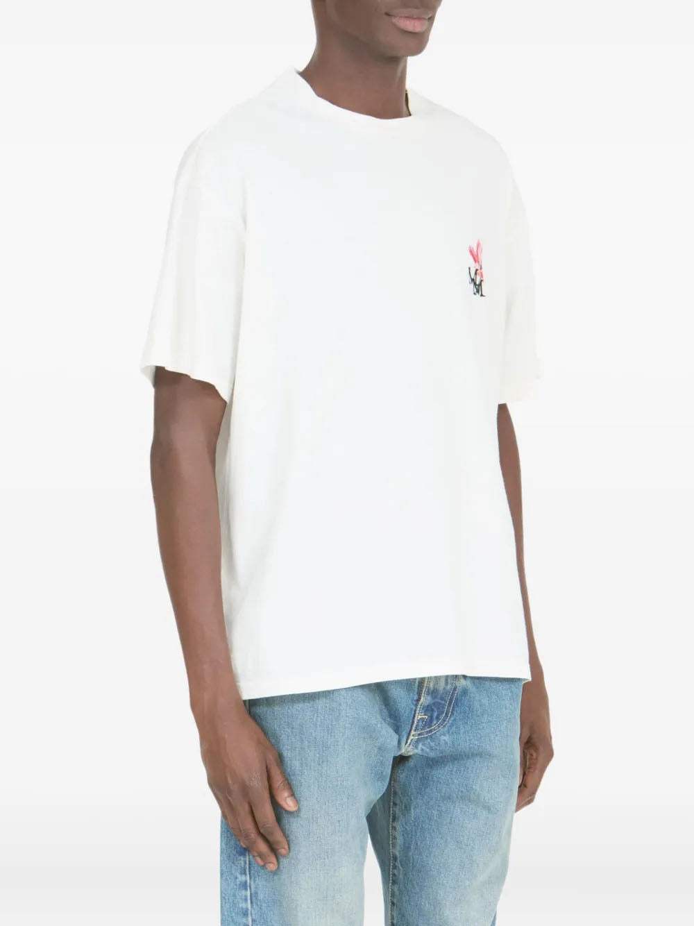 Logo embroided T-shirt