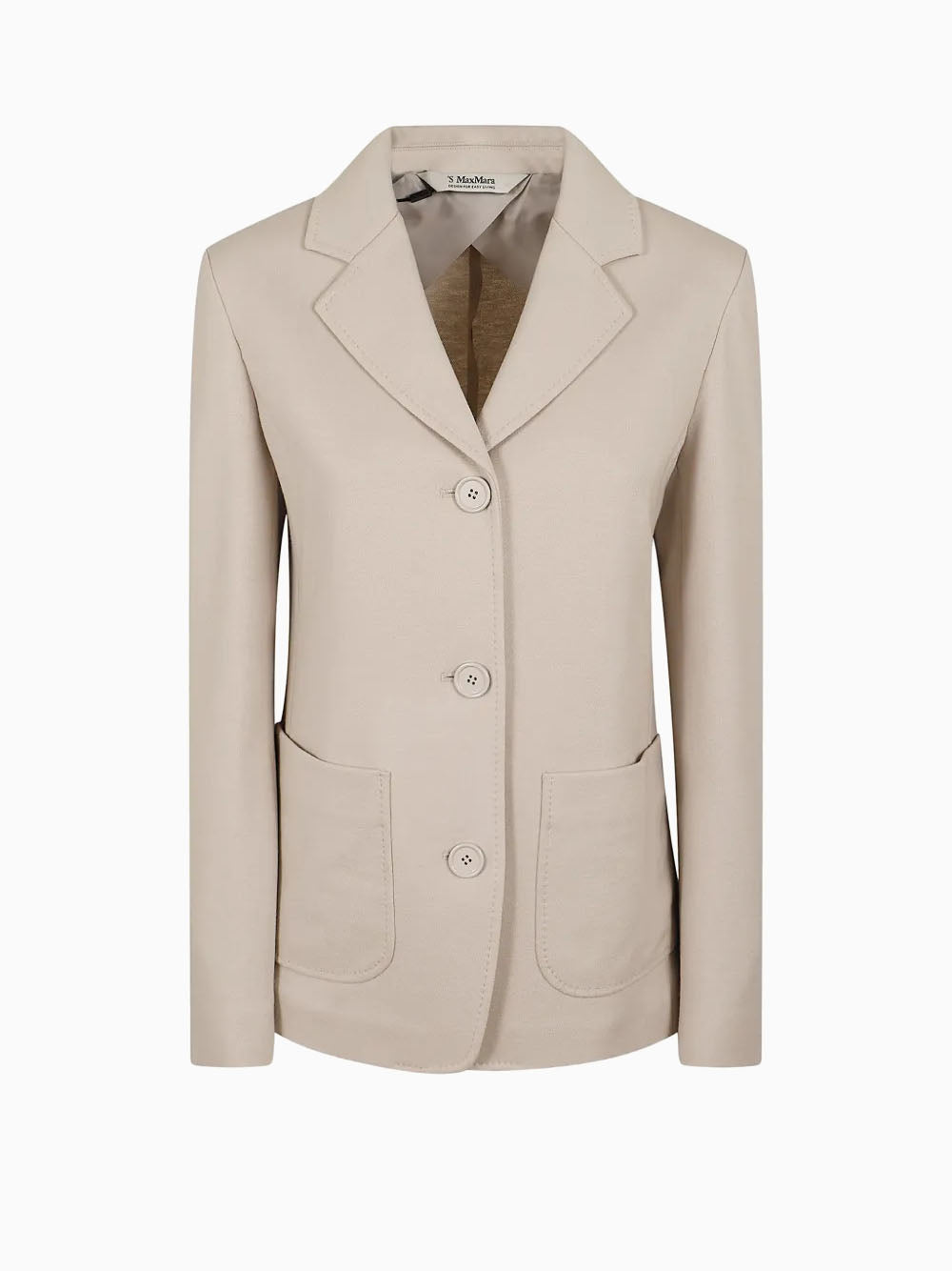 Blazer con bolsillos de parche