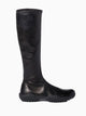 Stretch nappa leather boots