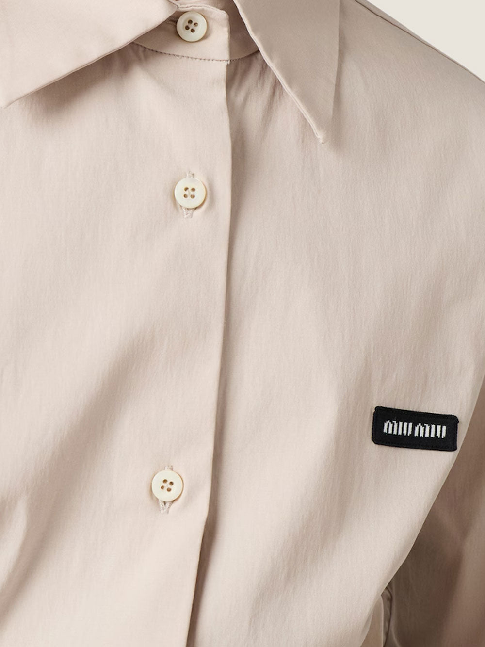 Stretch poplin shirt