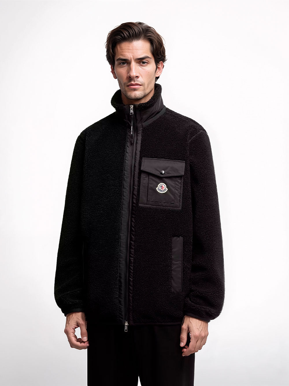 Sudadera efecto polar