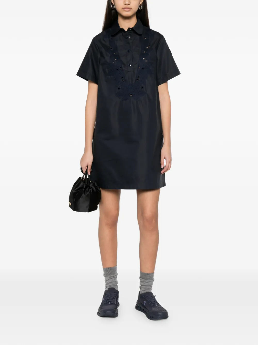 Short-sleeves mini dress