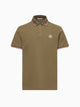 Tricolour-trimmed polo shirt
