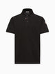 Black polo shirt