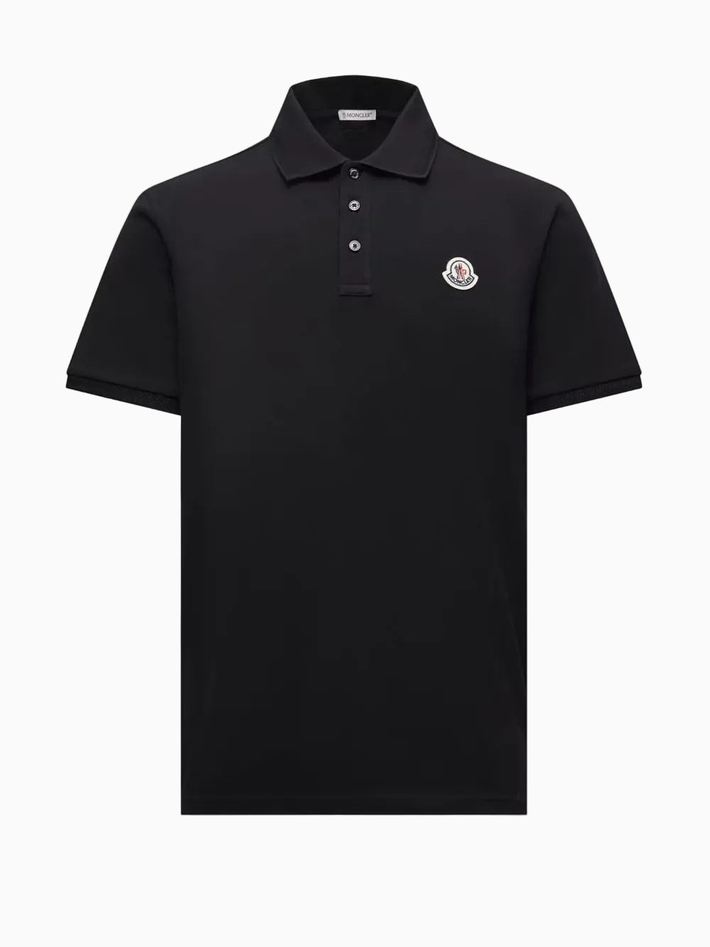 Logo patch polo shirt