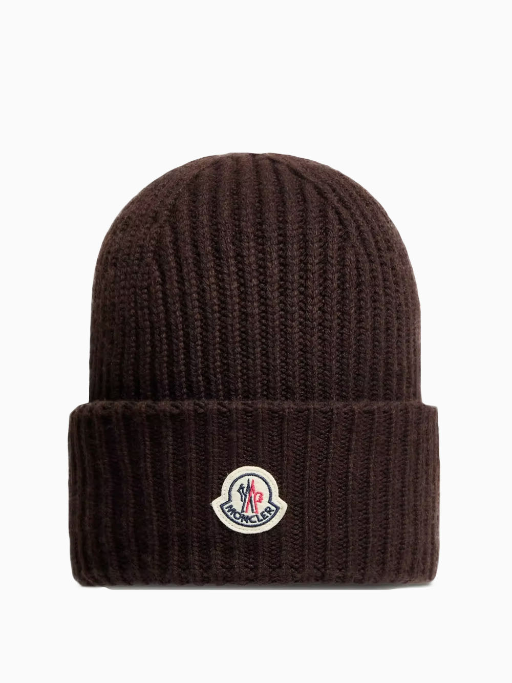 Gorro de punto marrón