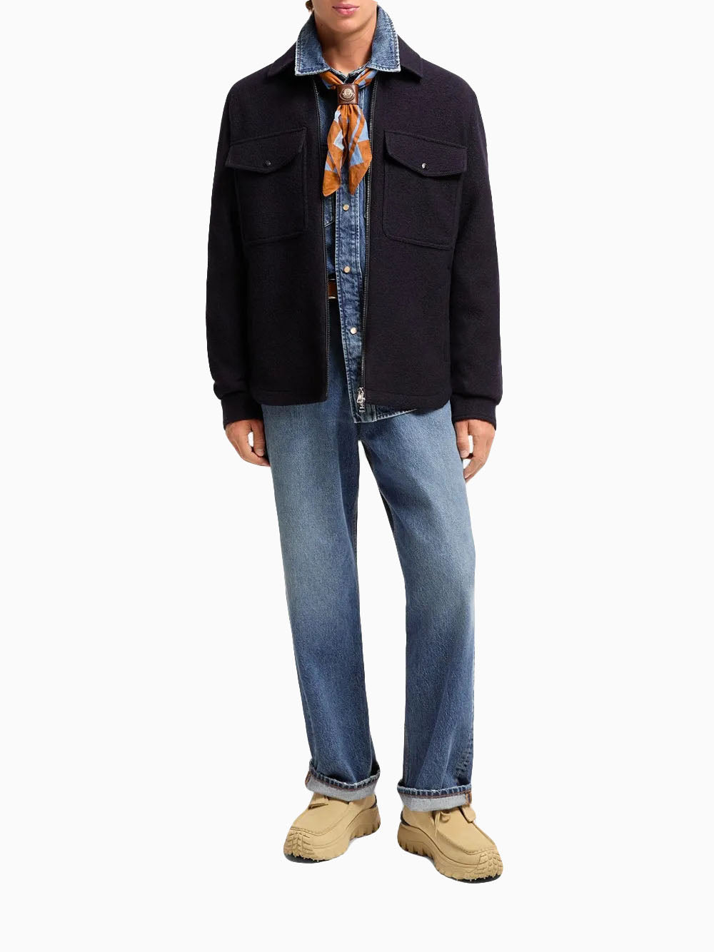 Wool overshirt
