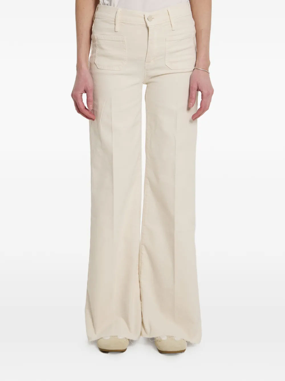 Patch Pocket Twister Fray jeans