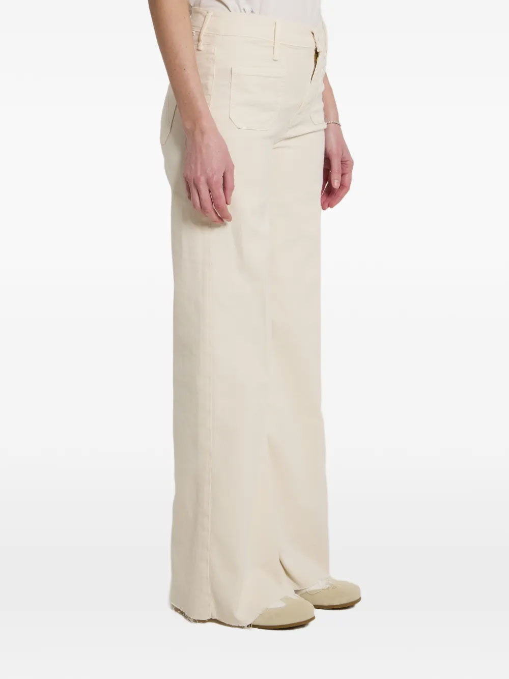 Patch Pocket Twister Fray jeans