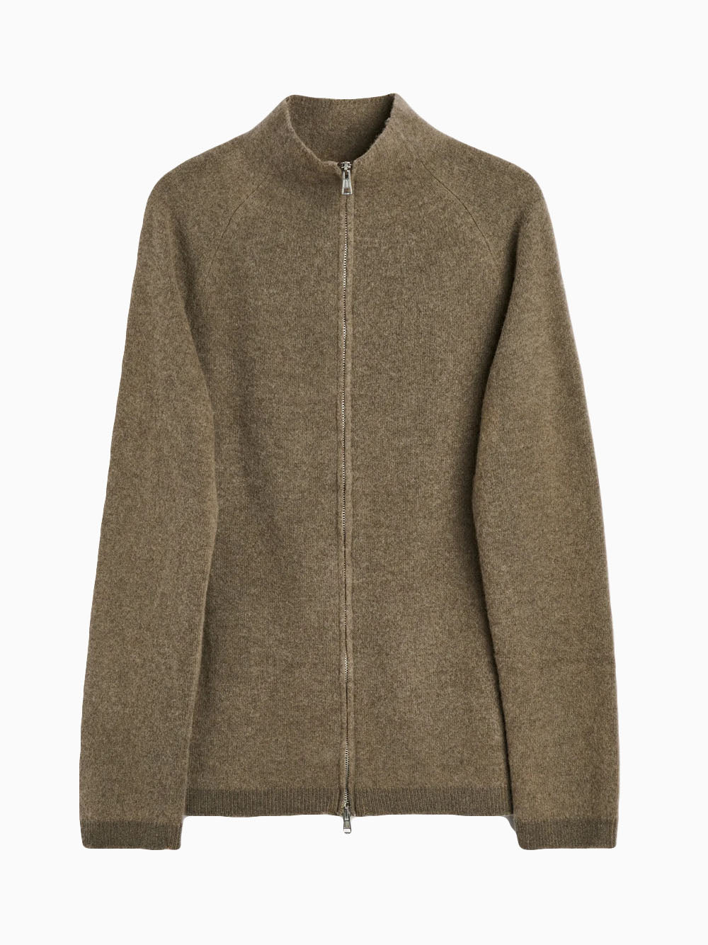 Line zip cardigan