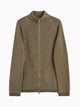 Line zip cardigan