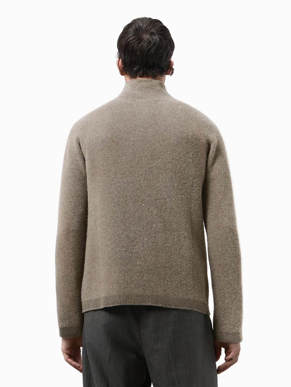 Line zip cardigan