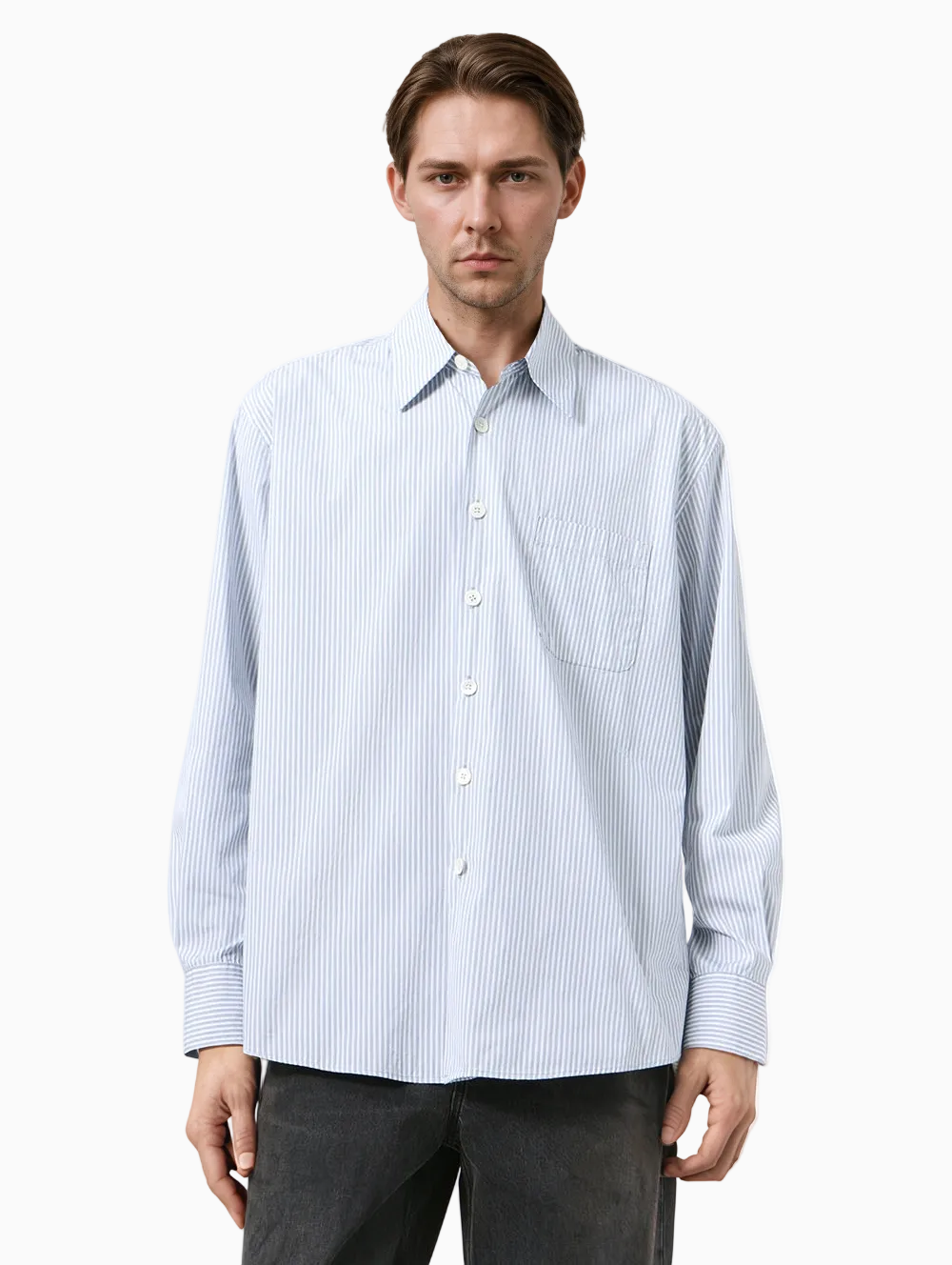 Above shirt