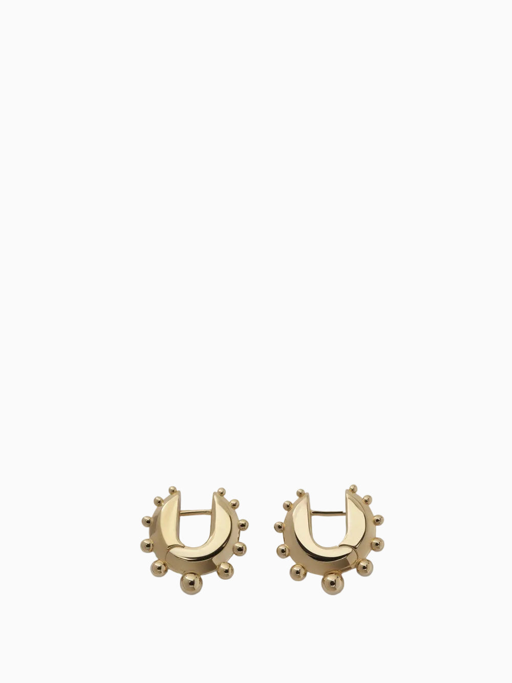 Small Beaded Hoop earrings