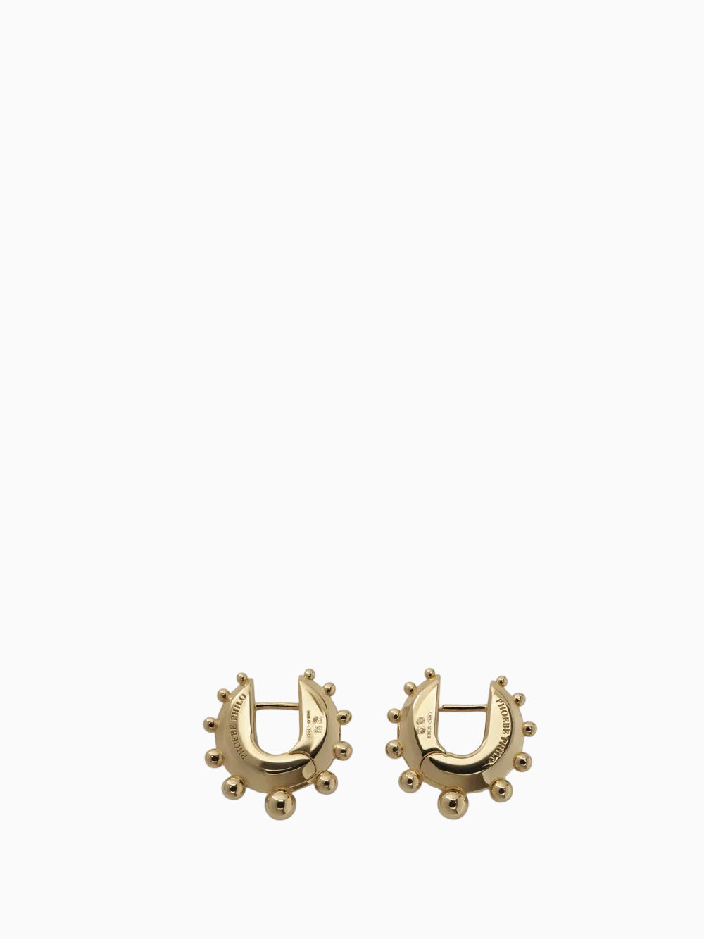 Small Beaded Hoop earrings