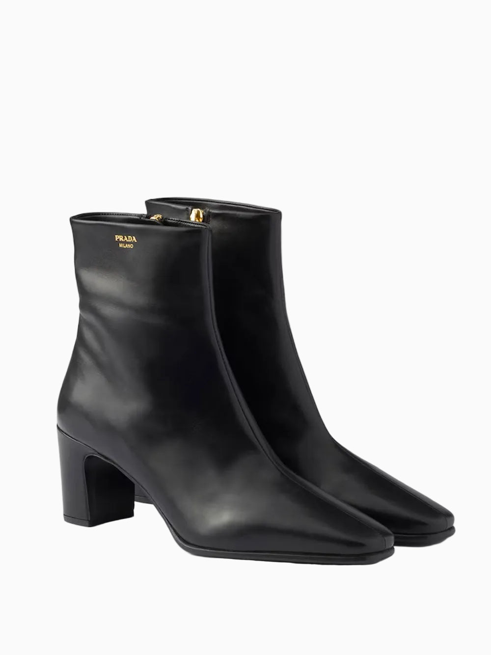 Leather booties
