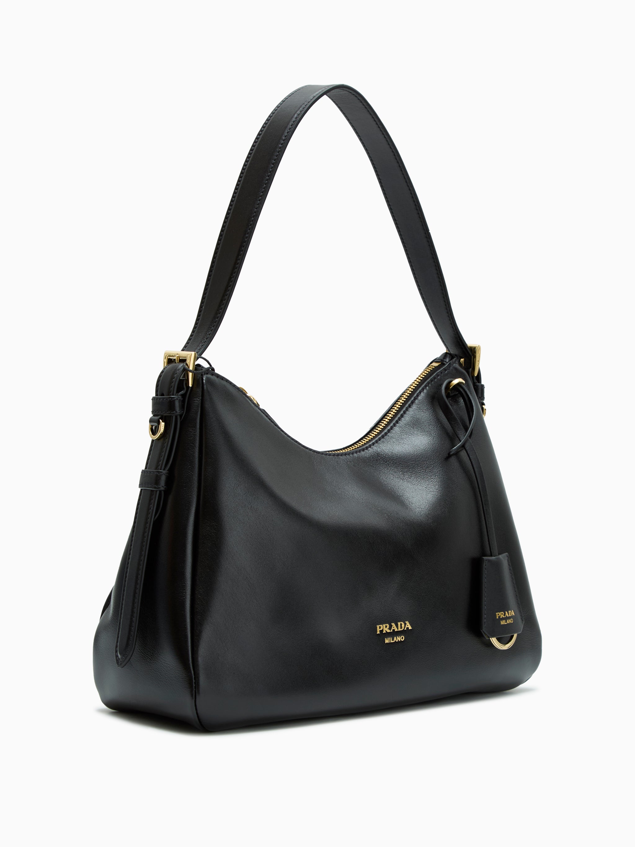 Leather shoulder bag