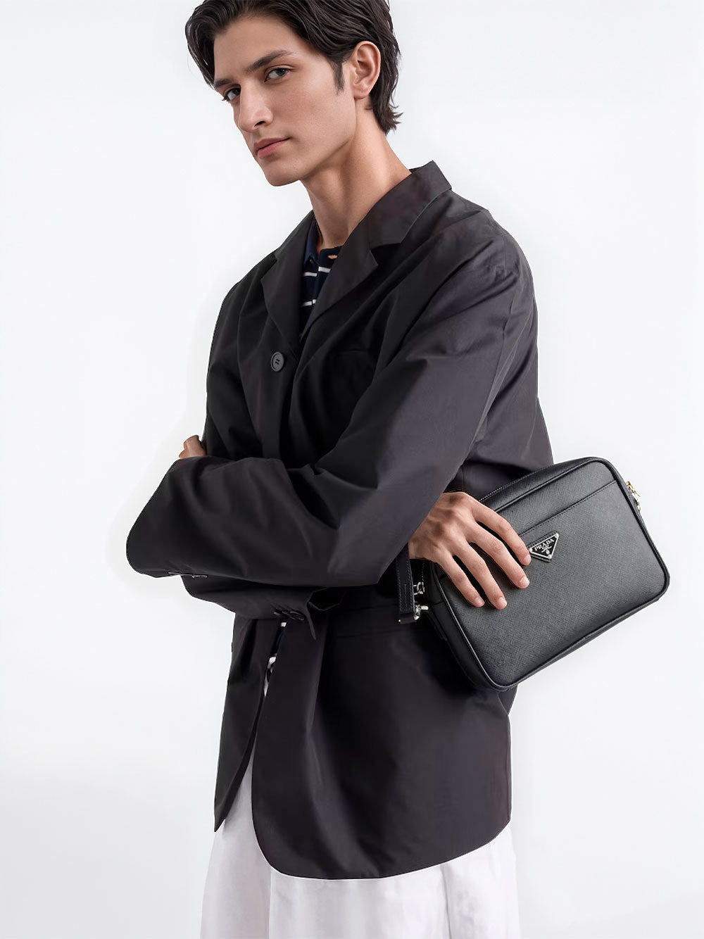 Saffiano shoulder bag