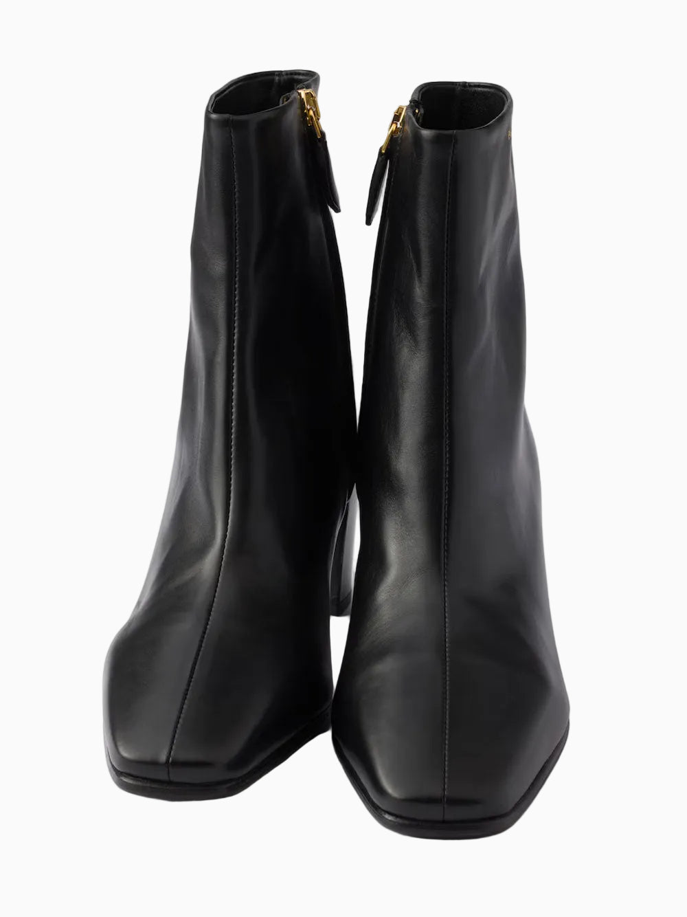 Leather booties