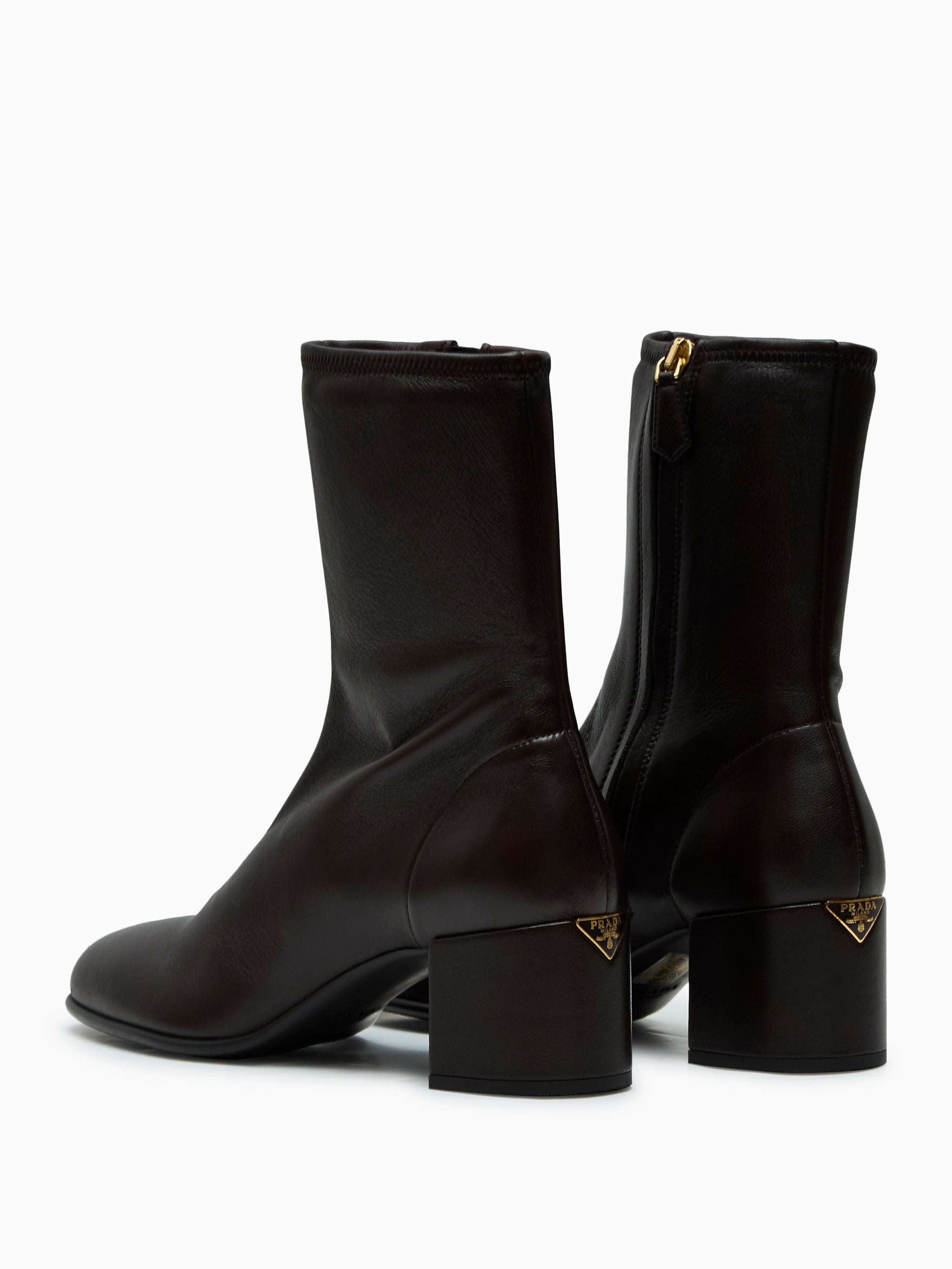 Botines de piel napa