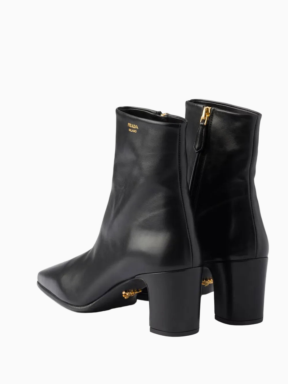 Leather booties