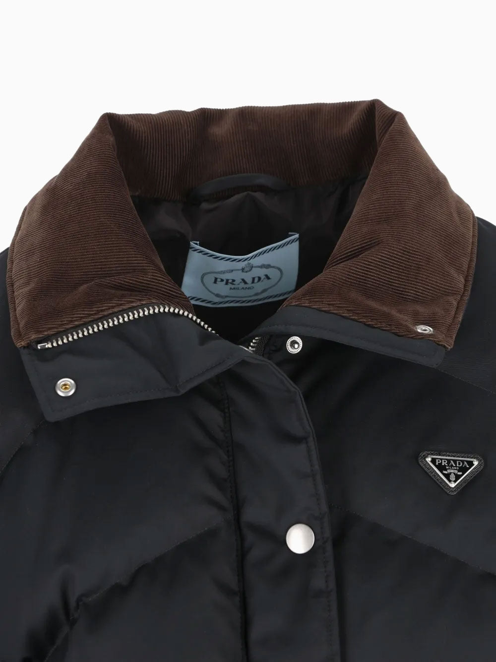 Down jacket with logo