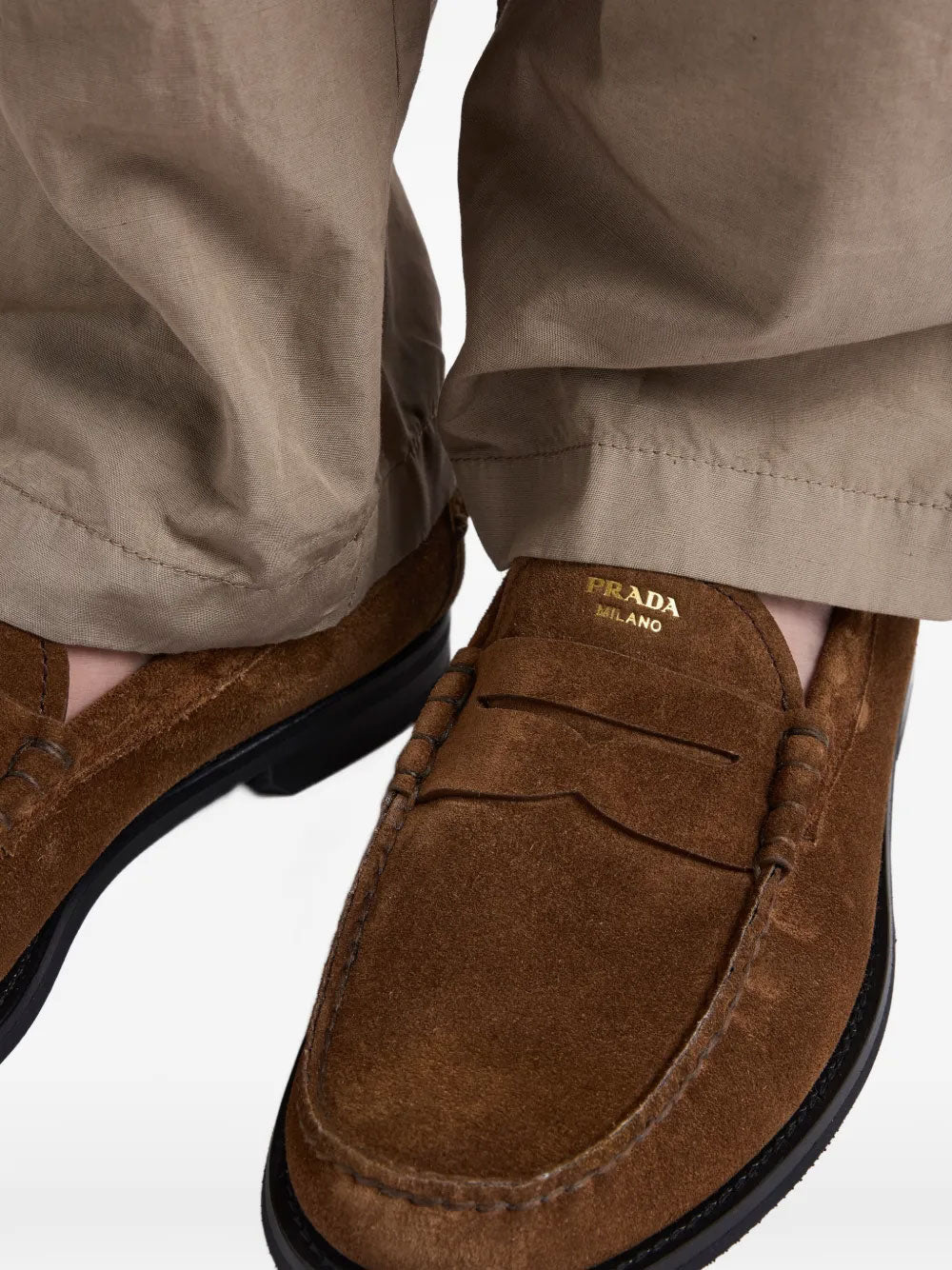 Mocasines de ante