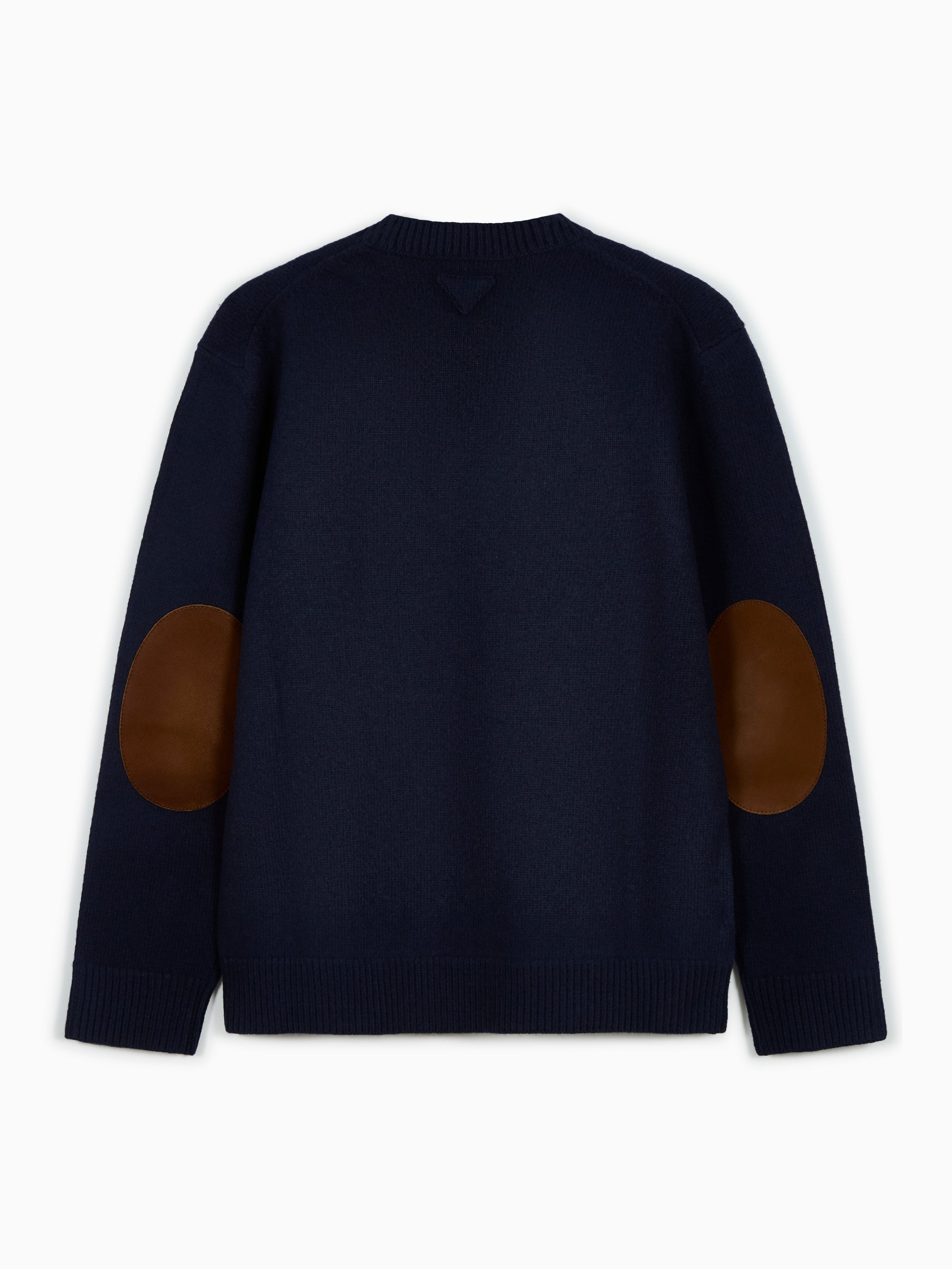 Sweater with elbow patches