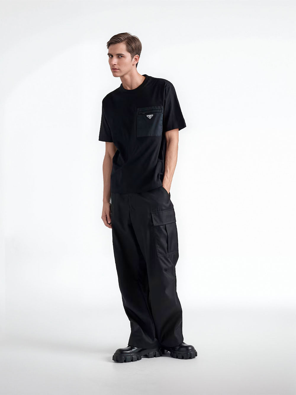 Re-Nylon jersey T-shirt | Prada | OTTODISANPIETRO