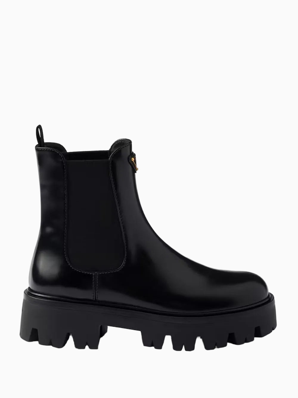 Brushed leather boooties