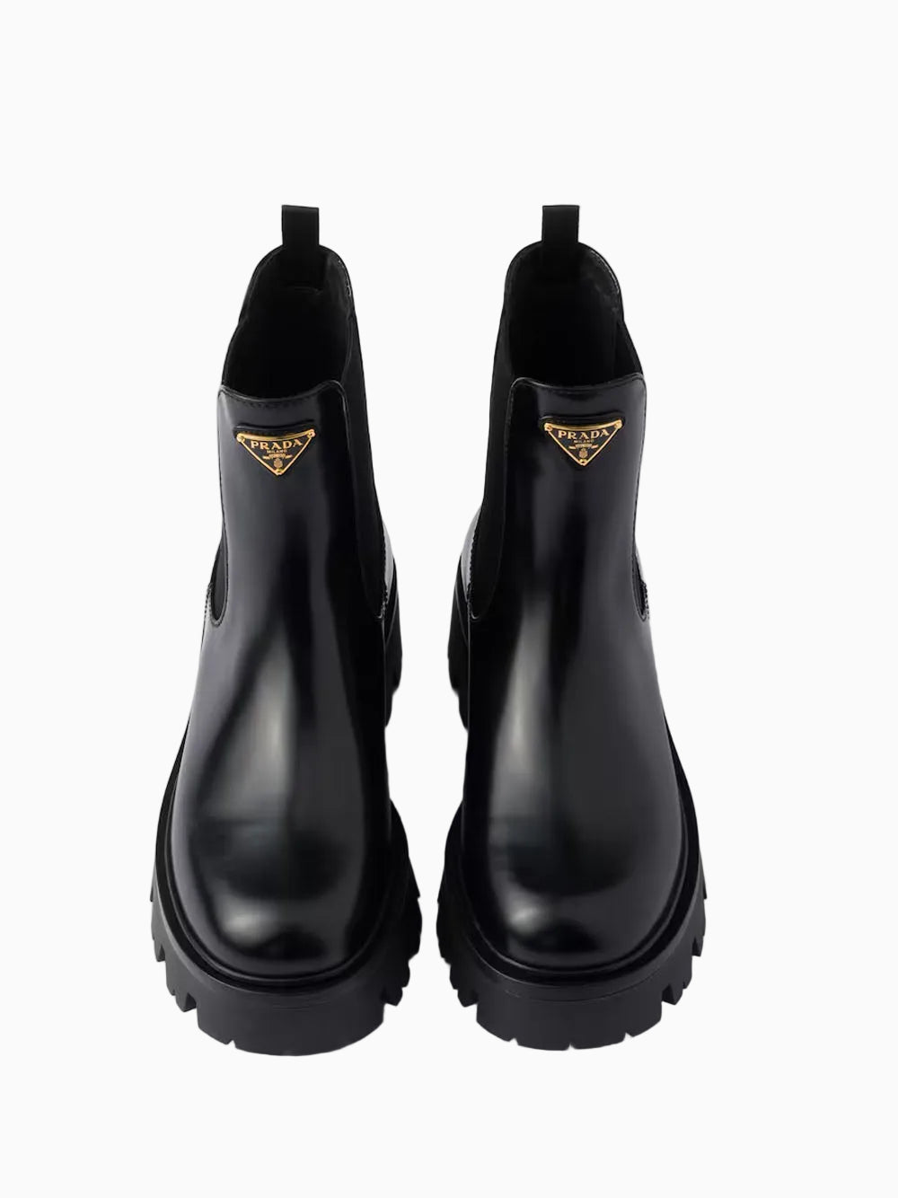 Brushed leather boooties