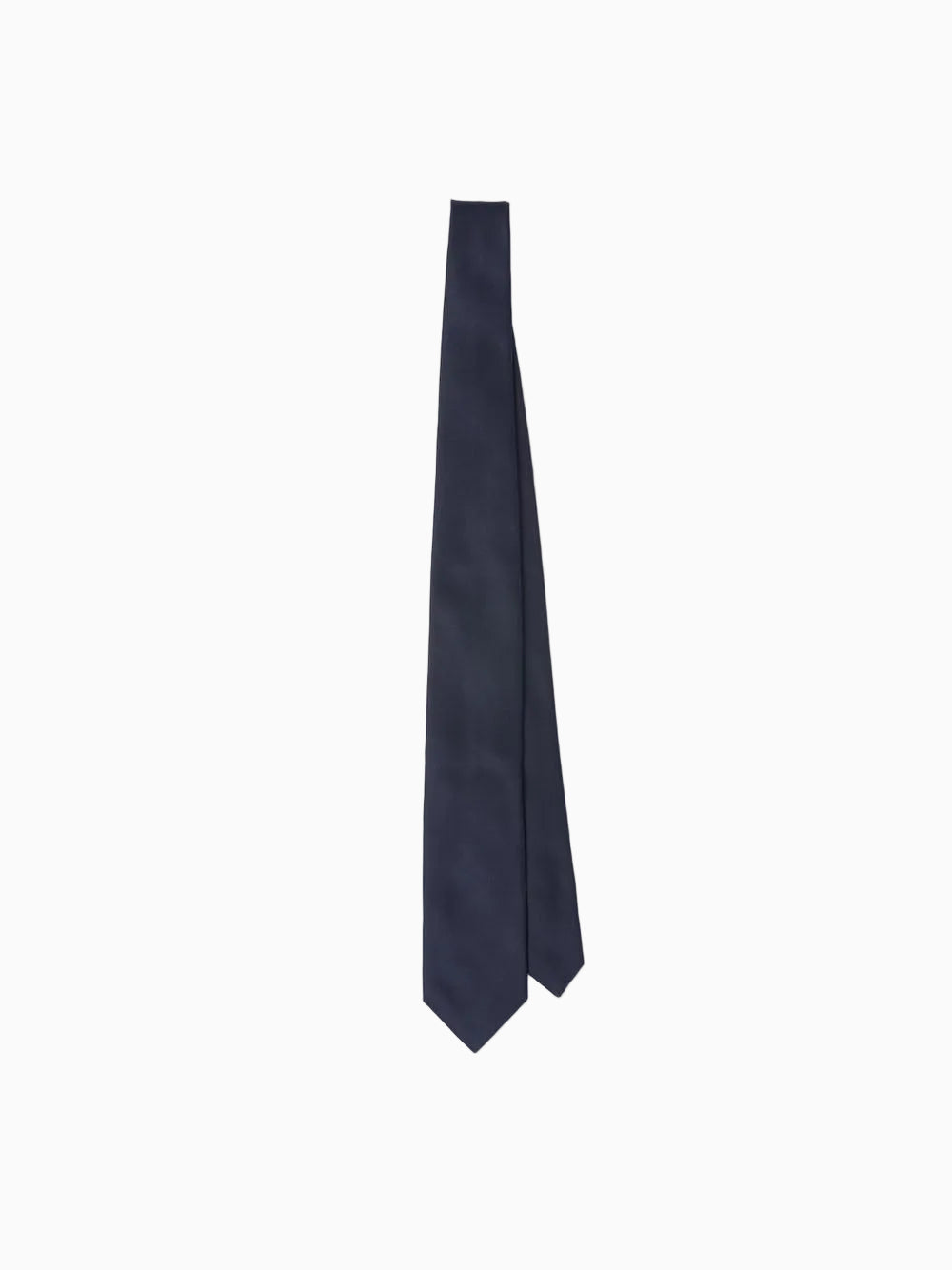 Navy satin tie