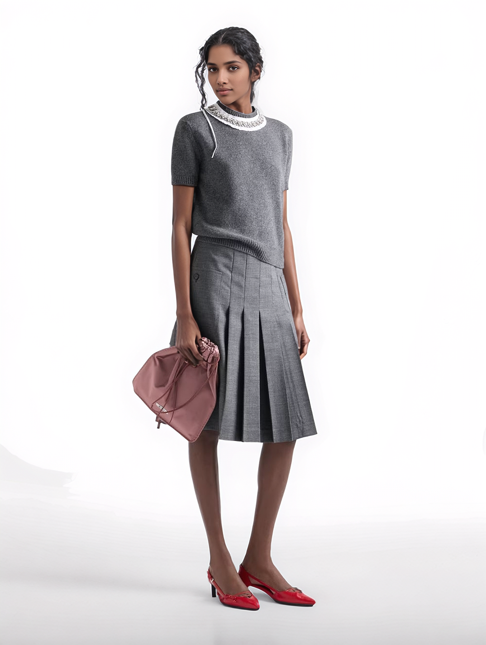 Pleated skirt