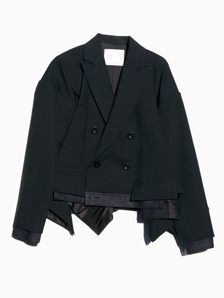 Suiting x denim jacket | Sacai | OTTODISANPIETRO
