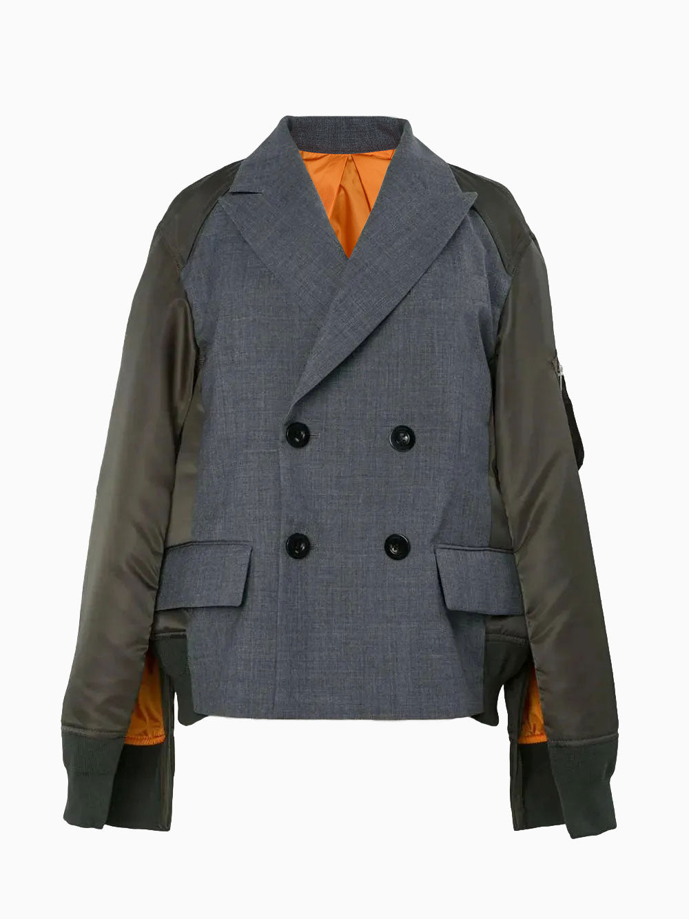 Suiting x Nylon twill jacket