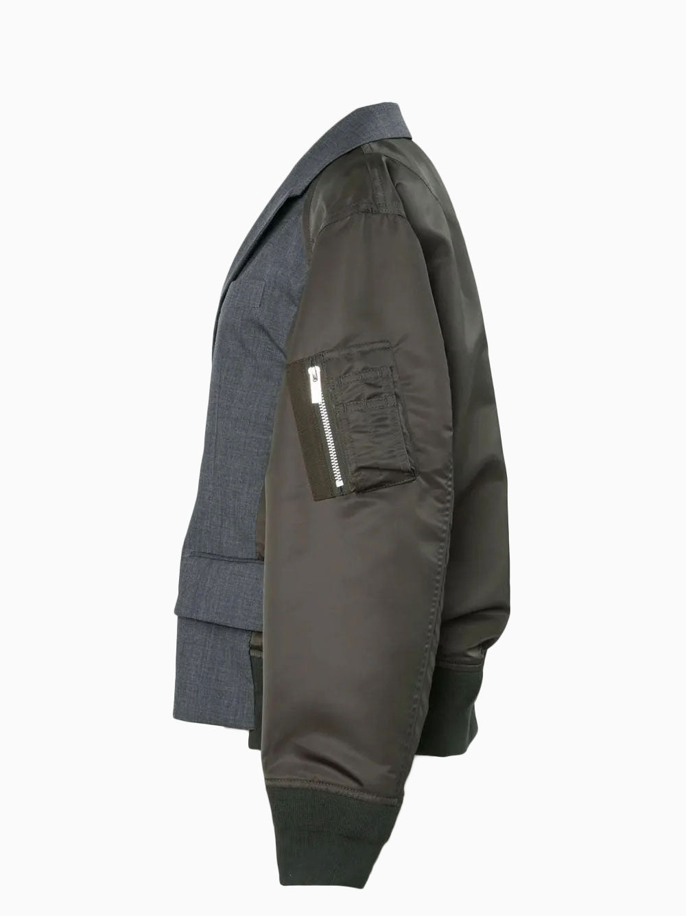 Suiting x Nylon twill jacket