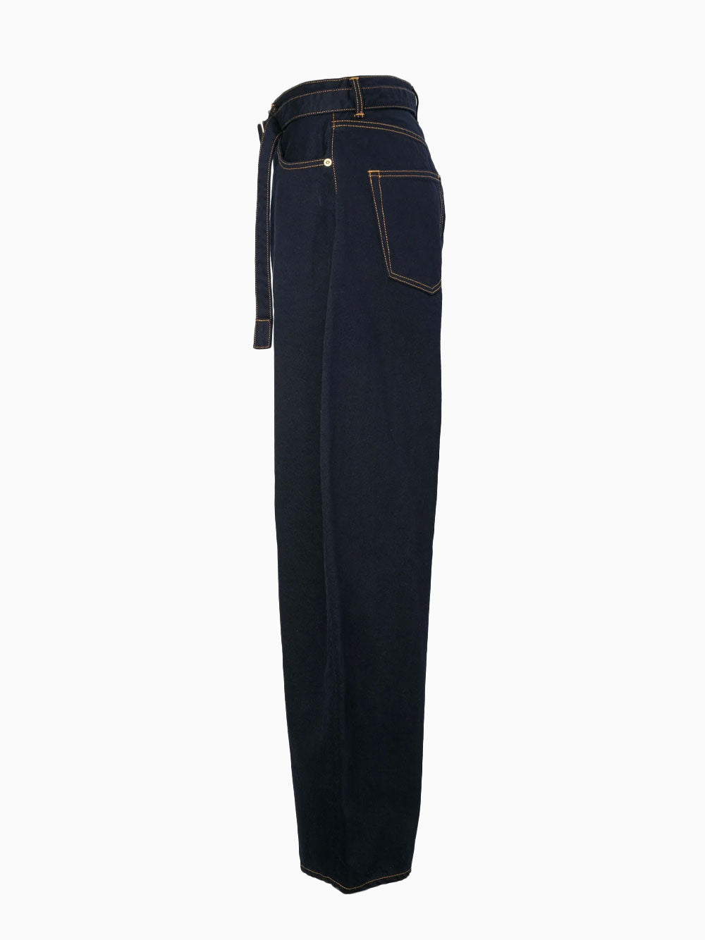 Belted jeans